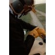 Motone FORNO - HEATED Motorcycle Riding Gloves - Leather - Yellow
