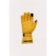 Motone FORNO - HEATED Motorcycle Riding Gloves - Leather - Yellow