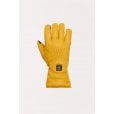 Motone FORNO - HEATED Motorcycle Riding Gloves - Leather - Yellow