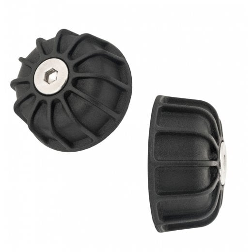Motone Gemini - BLACK Bar End Finishers