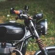 Motone Giger - Short Reach Headlight Brackets 41mm - Black