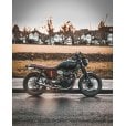 Motone Giger - Short Reach Headlight Brackets 41mm - Black
