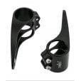 Motone Giger - Short Reach Headlight Brackets 41mm - Black
