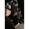 Motone GOLDIE Trucker Cap - Curved Peak - Black Suede - Gold Logo