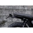 Motone HIGH-TAIL Custom Mudguard Predrilled for Motone Fender Mount Light Kits - Black Anodised - LC