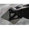 Motone HIGH-TAIL Custom Mudguard Predrilled for Motone Fender Mount Light Kits - Black Anodised - LC