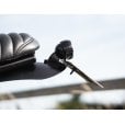 Motone HIGH-TAIL Custom Mudguard Predrilled for Motone Fender Mount Light Kits - Black Anodised - LC