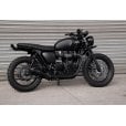 Motone HIGH-TAIL Custom Mudguard Predrilled for Motone Fender Mount Light Kits - Black Anodised - LC