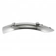 Motone High-Tail Mudguard - Predrilled for Motone Fender Mount Light Kits - Polished - AC
