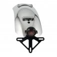 Motone High-Tail Mudguard - Predrilled for Motone Fender Mount Light Kits - Polished - AC