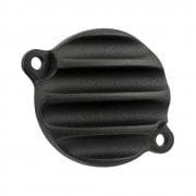 Honda CB350 Engine Oil Cover - Ribbed - BLACK