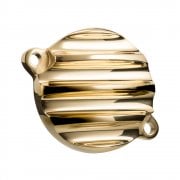 Honda CB350 Engine Oil Cover - Ribbed - BRASS