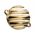 Motone Honda CB350 Engine Oil Cover - Ribbed - BRASS