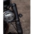 Motone ICON LED T/S Indicator Turn Signals - PAIR - Black - M8