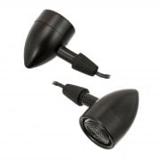 ICON MULTI LED 3in1 Taillight/Brake Light/Indicator Turn Signals - PAIR - Black - M8