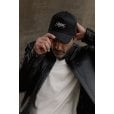 Motone ID-PATCH Trucker Cap - Curved Peak - Black Cotton - White on Black Logo Patch