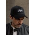 Motone ID-PATCH Trucker Cap - Curved Peak - Black Cotton - White on Black Logo Patch