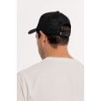 Motone ID-PATCH Trucker Cap - Curved Peak - Black Cotton - White on Black Logo Patch