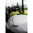 Motone JETSON Dished Low Profile Fuel Gas Cap - Billet Aluminium - Black