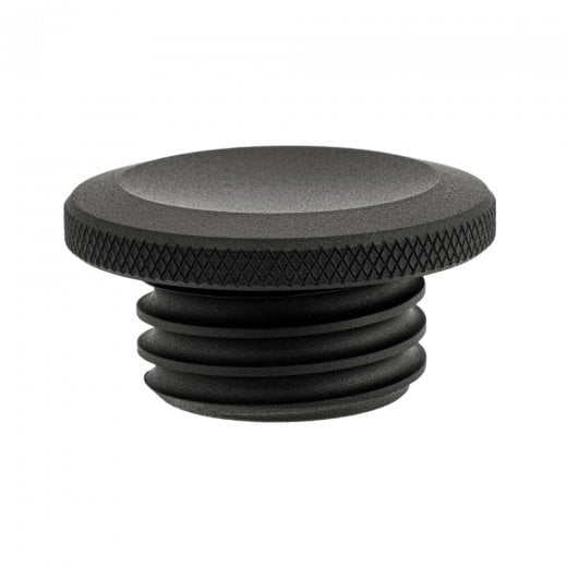Motone JETSON Dished Low Profile Fuel Gas Cap - Billet Aluminium - Black