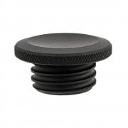 JETSON Dished Low Profile Fuel Gas Cap - Billet Aluminium - Black