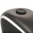Motone JETSON Dished Low Profile Fuel Gas Cap - Billet Aluminium - Black