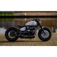 Motone King Cobra Seat - Diamond Stitch  - Triumph Bobber
