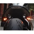 Motone LAMPREY - Under Seat Tail Light Mounts for OE Bobber Seat (use with 3in1 or T/S Lights)  - BRUSHED