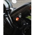Motone LAMPREY - Under Seat Tail Light Mounts for OE Bobber Seat (use with 3in1 or T/S Lights)  - BRUSHED