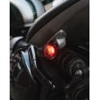 Motone LAMPREY - Under Seat Tail Light Mounts for OE Bobber Seat (use with 3in1 or T/S Lights)  - BRUSHED
