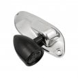 Motone LAMPREY - Under Seat Tail Light Mounts for OE Bobber Seat (use with 3in1 or T/S Lights) - POLISHED