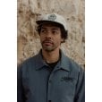Motone LUCKY7 Cap - Flat Peak - Ecru and Green