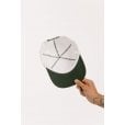 Motone LUCKY7 Cap - Flat Peak - Ecru and Green
