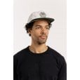Motone LUCKY7 Cap - Flat Peak - Ecru and Green