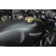 Motone Monza Cap Kit for Triumph and HD - Brass Plate