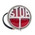 Motone Miller/Vincent Classic STOP - Taillight Unit - Polish STAINLESS Housing - LED