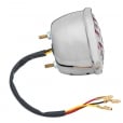 Motone Miller/Vincent Classic STOP - Taillight Unit - Polish STAINLESS Housing - LED