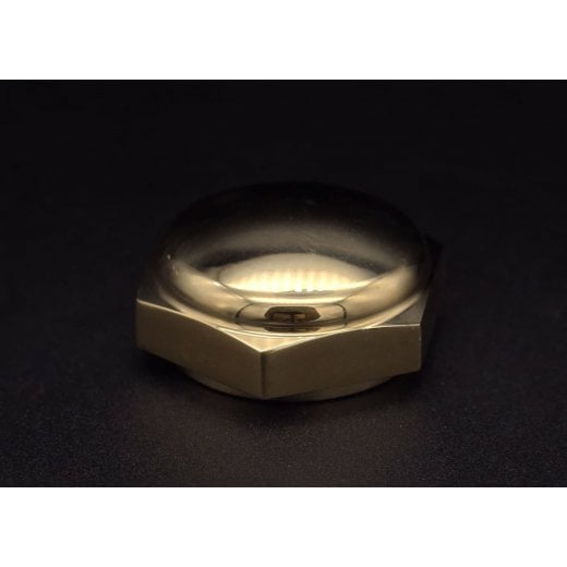 Motone "THE BOSS" MK.II Top Yoke / Steering Stem BRASS Nut - AC