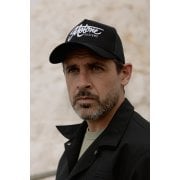 OG Trucker Cap - Curved Peak - Black Cotton - White Logo