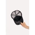 Motone OG Trucker Cap - Curved Peak - Black Cotton - White Logo