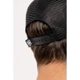 Motone OG Trucker Cap - Curved Peak - Black Cotton - White Logo
