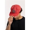 Motone OLD SPARKY Cap - Flat Peak - Washed Cotton RED