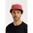 Motone OLD SPARKY Cap - Flat Peak - Washed Cotton RED