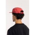 Motone OLD SPARKY Cap - Flat Peak - Washed Cotton RED