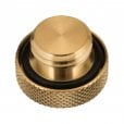 Motone PARABOLA Engine Oil Filler Cap - Dished - BRASS