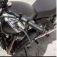Motone PATRIOT Grips - Union Jack - Inch Handlebar Models - BLACK