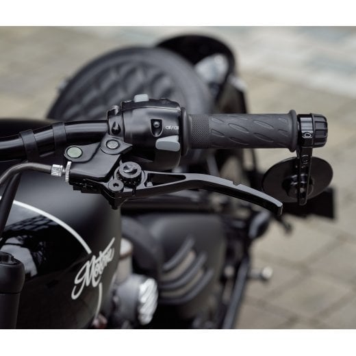 thumbnail image 2 of Jaybeebikerbits Long Black Brake & Clutch Lever Set For Triumph Bobber 2017-2025 – Adjustable 2 of 4