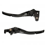 PIKE Brake and Clutch Lever Set - Triumph - Adjustable - Billet Aluminium Black