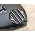 Motone Points ACG Cover/Badge - Ribbed - Black/Polished Rib Contrast Finish