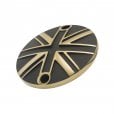 Motone Points ACG Cover/Badge - Union Jack - 2 Tone Brass & Black